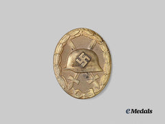 Germany, Wehrmacht. A Gold Grade Wound Badge, by Steinhauer & Lück