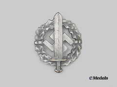 Germany, SA. A Sports Badge, Silver Grade, Type III by Werner Redo