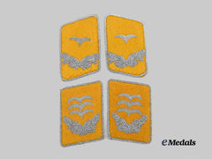 Germany, Luftwaffe. A Lot of Officer-Grade Flight Personnel/Fallschirmjäger Collar Tabs