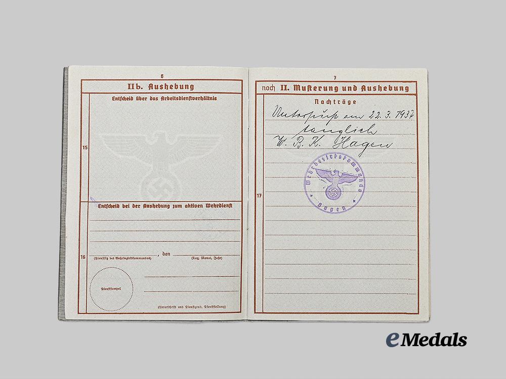 germany,_kriegsmarine._a_wehrpaß_to_friedrich_krätzer,_conscript,_with_identification_tag_e_medals__g62486_5