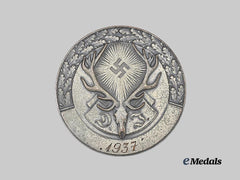 Germany, Third Reich. A 1937 German Hunting Society Distinguished Member’s Plaque