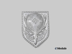 Germany, Third Reich. A German Hunting Society Badge for Hunters and Gamekeepers, by Ferdinand Hoffstätter