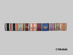 Germany, Imperial. A Ribbon Bar for World War and Police Service