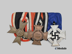 Germany, Third Reich. A Medal Bar for a First and Second World War Non-Combatant