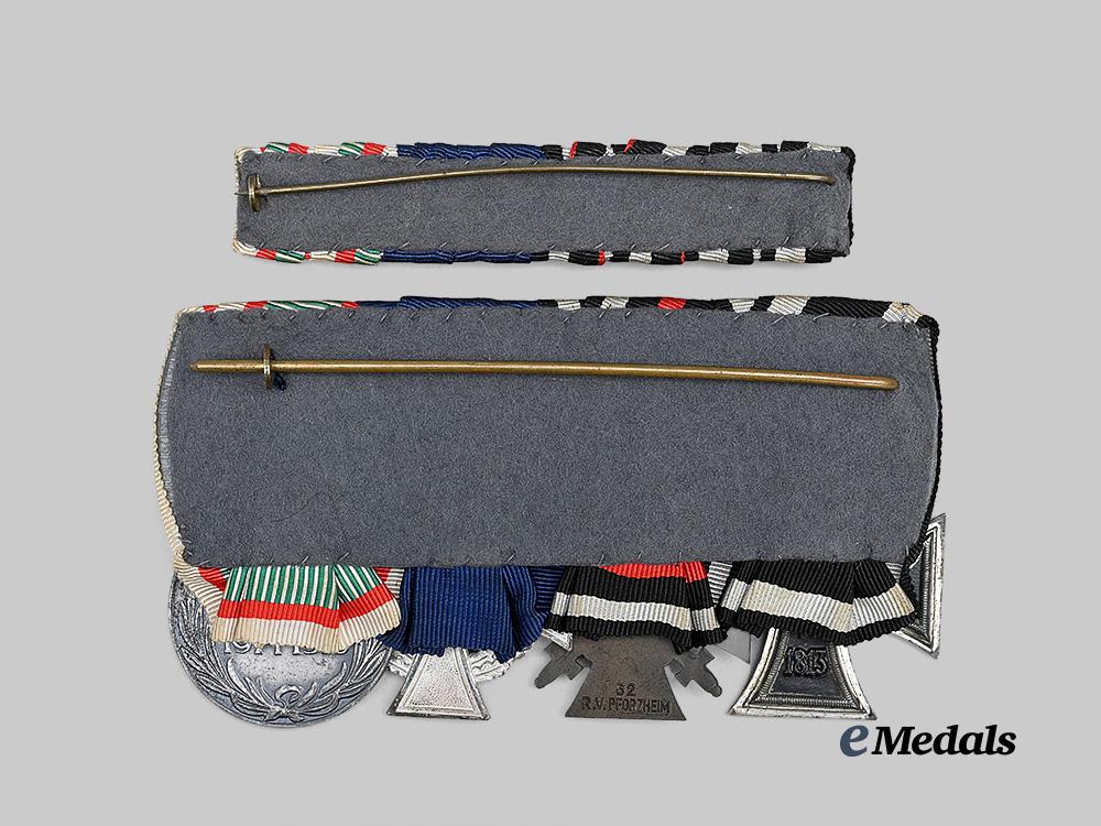 germany,_imperial._a_medal_bar_for_meritorious_first_world_war_combatant_service,_with_ribbon_bar_e_medals__g62530_5