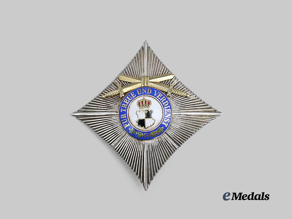 hohenzollern,_dynasty._a_house_order_of_hohenzollern,_honour_commander's_breast_star_with_swords_on_ring,_by_gerbrüder_hemmerle_e_medals__g62536_2
