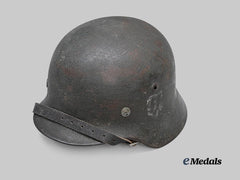 Germany, Heer. A Refurbished M40 Stahlhelm, by Sächsische Emaillier- und Stanzwerke
