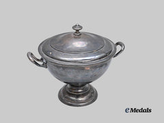 Germany, NSDAP. A Silver Plated Covered Serving Bowl, by August Wellner