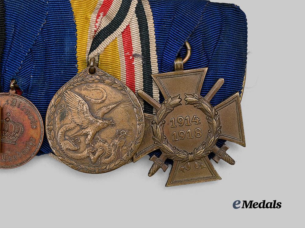 germany,_imperial._a_long_service_medal_bar_for_a_combatant_of_the_boxer_rebellion_and_first_world_war_e_medals__g62627_3