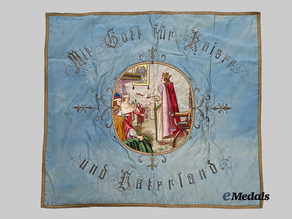 germany,_imperial._an_elaborate_patriotic_tapestry,_c.1900_e_medals__g62934_2
