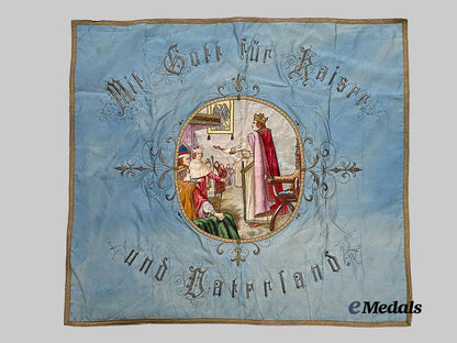 germany,_imperial._an_elaborate_patriotic_tapestry,_c.1900_e_medals__g62934_2