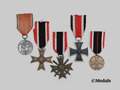germany,_wehrmacht._a_mixed_lot_of_awards_for_second_world_war_service_e_medals__g63042_2