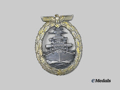 Germany, Kriegsmarine. A High Seas Fleet Badge, Variation 4, by Schwerin