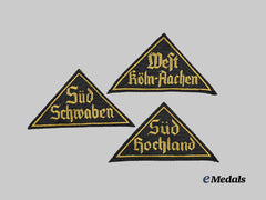 Germany, HJ. A Lot of Mint District Sleeve Insignia