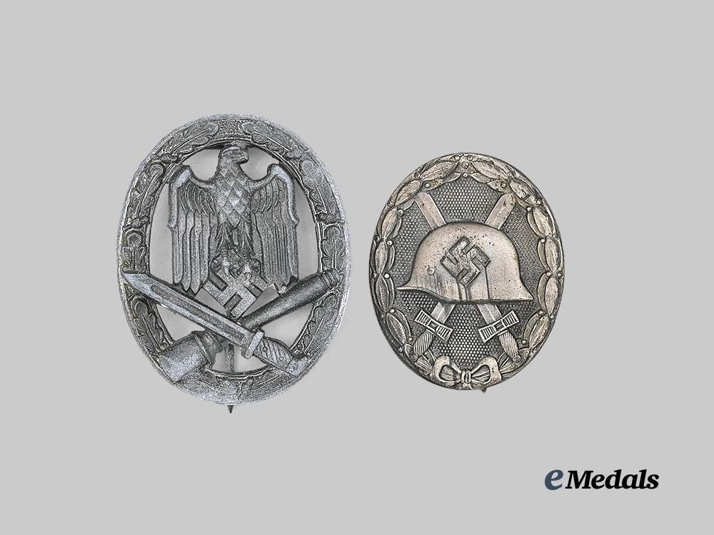 germany,_wehrmacht._a_pair_of_badges_for_combat_service_e_medals__g63088_2