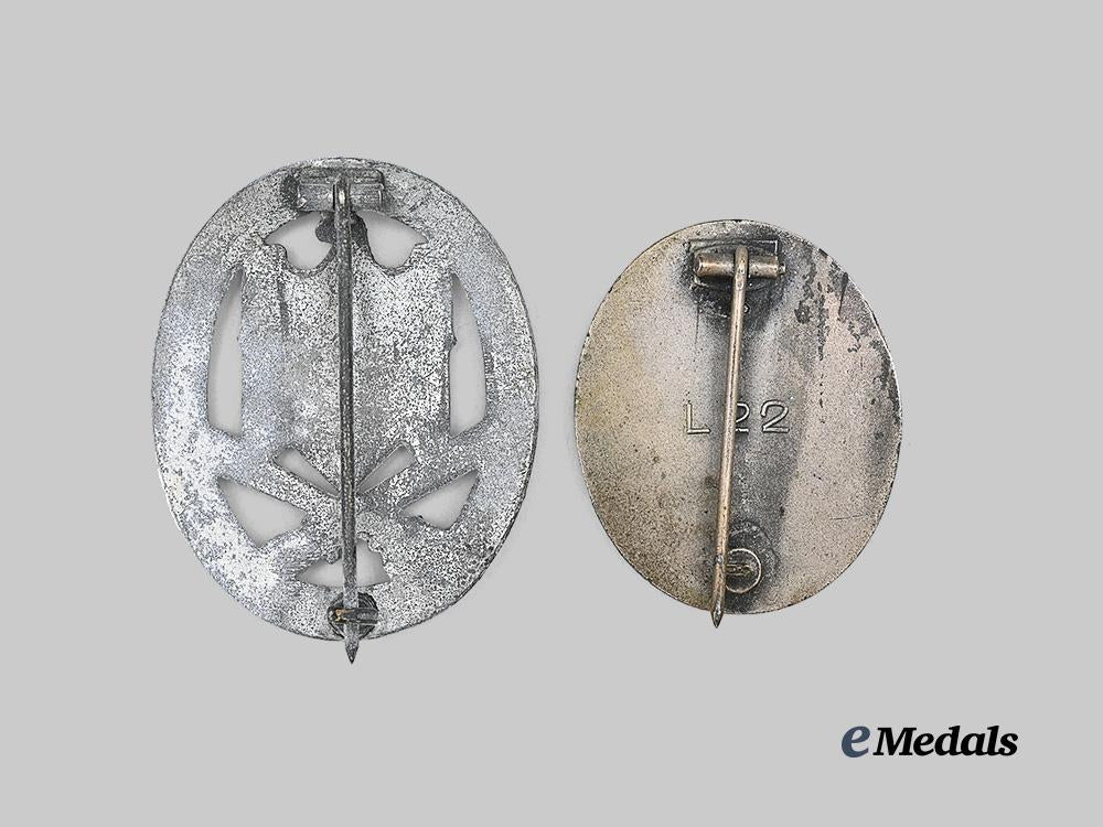 germany,_wehrmacht._a_pair_of_badges_for_combat_service_e_medals__g63088_3
