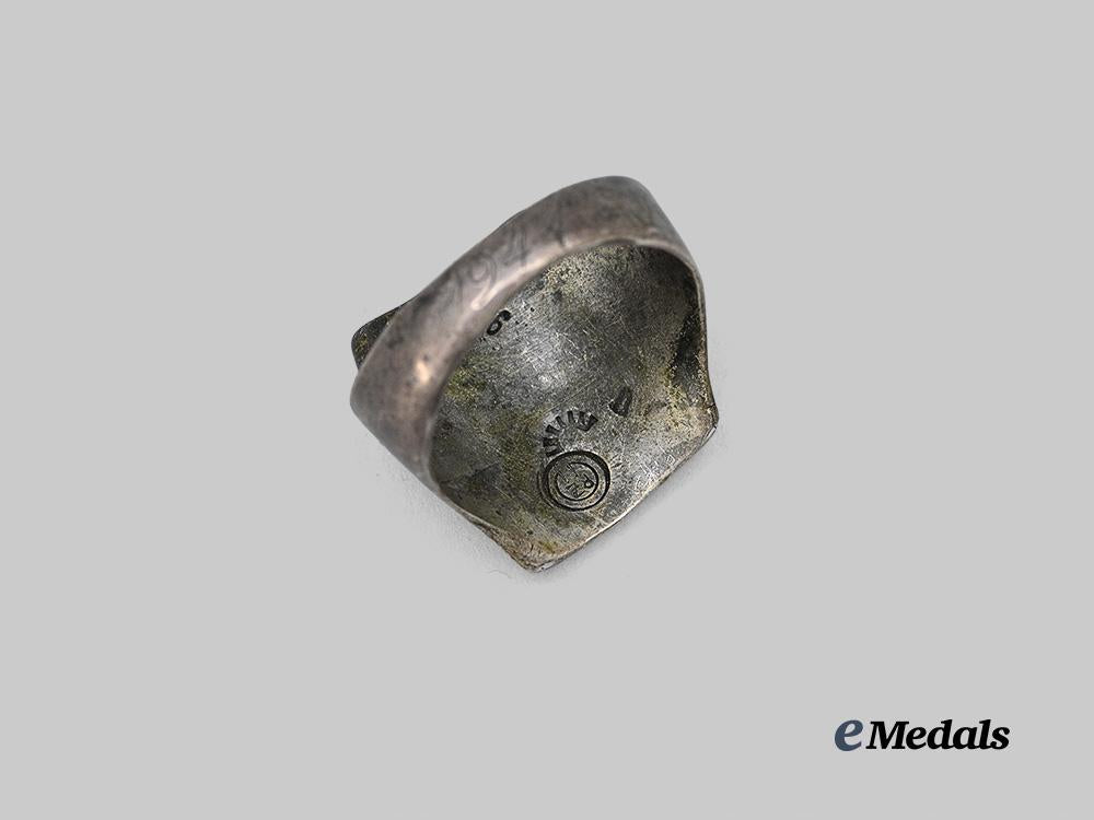 germany,_heer._an_afrikakorps_panzer_troops_trench_art_commemorative_ring_in_silver_e_medals__g63089_7