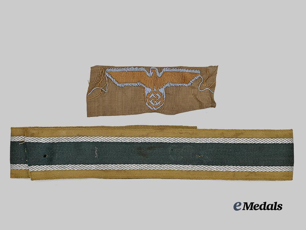 germany,_wehrmacht._an_afrikakorps_cuff_title,_with_cap_eagle_e_medals__g63094_3