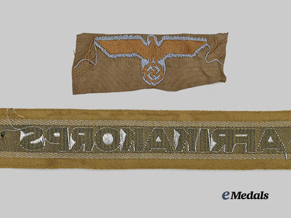 germany,_wehrmacht._an_afrikakorps_cuff_title,_with_cap_eagle_e_medals__g63094_4