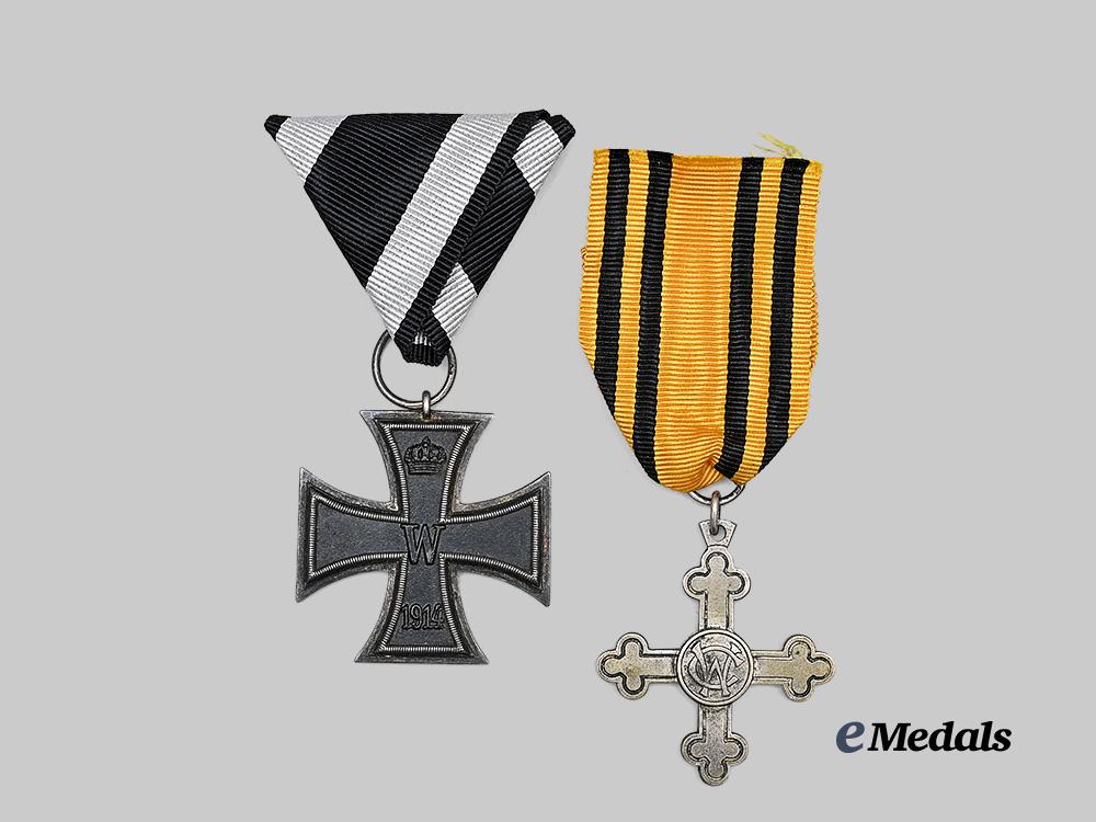germany,_imperial._a_pair_of_awards_for_first_world_war_service_e_medals__g63107_2