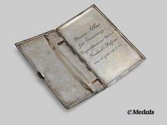 Germany, Wehrmacht. A 1943 Commemorative Cigarette Case