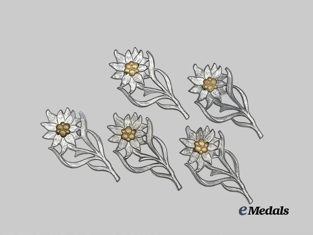 germany,_s_a._a_lot_of_edelweiss_insignia_for_service_caps_e_medals__g63122_2
