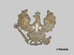 Germany, Imperial. A Prussian Pickelhaube Plate for Reserve Personnel