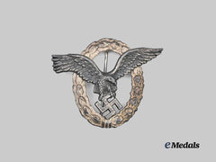 Germany, Luftwaffe. A Pilot’s Badge, Type 5, by Brüder Schneider