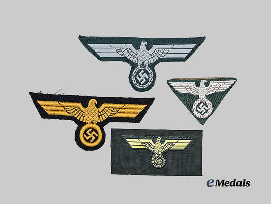 germany,_wehrmacht._a_mixed_lot_of_eagle_insignia_for_enlisted_ranks_e_medals__g63183_2