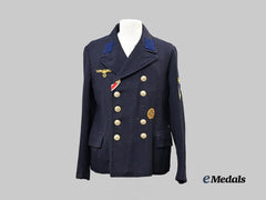 Germany, Kriegsmarine. A Dark Blue Service Jacket for a Torpedo Mechanic Gefreiter