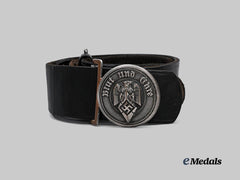 Germany, HJ. A Rare Leader’s Belt and Buckle, by Christian Theodor Dicke