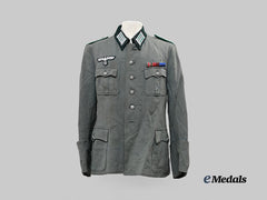 Germany, Heer. A Service Tunic for a Decorated Jäger Oberleutnant