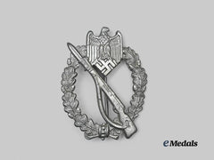 Germany, Wehrmacht. An Infantry Assault Badge, Silver Grade, by Ernst L. Müller