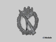 Germany, Wehrmacht. An Infantry Assault Badge, Silver Grade, by Grossmann & Co.