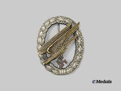 Germany, Luftwaffe. A Fallschirmjäger Badge, Type A, Refurbished Example by Imme & Sohn