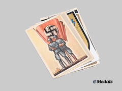 Germany, Third Reich. A Mixed Lot of Postcards, with Wehrmacht and Labour Themes