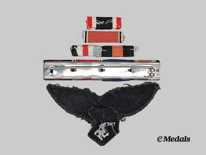 germany,_luftwaffe._an_officer's_breast_eagle,_with_ribbon_bars_e_medals__g63269_3