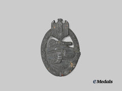 Germany, Wehrmacht. A Panzer Assault Badge, Silver Grade, by Wilhelm Deumer