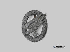 Germany, Luftwaffe. A Fallschirmjäger Badge, Type C, Refurbished Example by Paul Maybauer