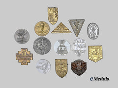 Germany, Third Reich. A Mixed Lot of Commemorative Badges