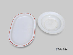 Germany, DAF. A Pair of Mess Hall Serving Bowls