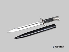 Germany, Ordnungspolizei. A Fire Police Dress Bayonet, by Peter Daniel Krebs
