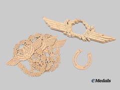 Germany, Third Reich. A Mixed Lot of Guide Frames for Uniform Insignia, Wehrmacht and Police Issue