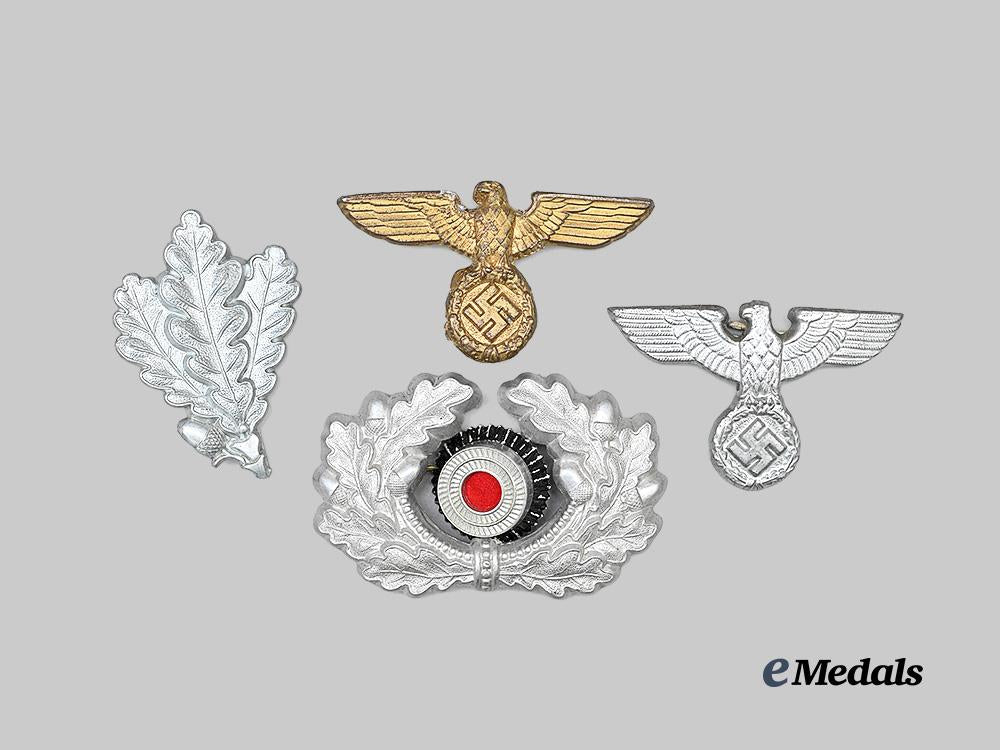germany,_third_reich._a_mixed_lot_of_cap_insignia_for_military_and_government_personnel_e_medals__g63383_2