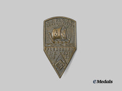 Germany, HJ. A 1933 Flensburg HJ/BDM/JV Deployment Badge