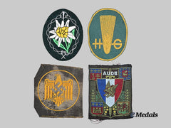 Germany, Third Reich; France, Vichy. A Mixed Lot of Cloth Badges and Insignia