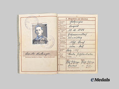 Germany, Heer. A Wehrpaß to Leopold Holzinger, Railway Engineer Troops