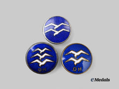 Germany, Third Reich; Finland, Republic. A Lot of Glider Proficiency Badges