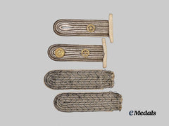 Germany, Imperial; Kriegsmarine. A Mixed Lot of Shoulder Boards for Officer Ranks