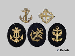 Germany, Kriegsmarine. A Lot of Trade Specialist Sleeve Insignia